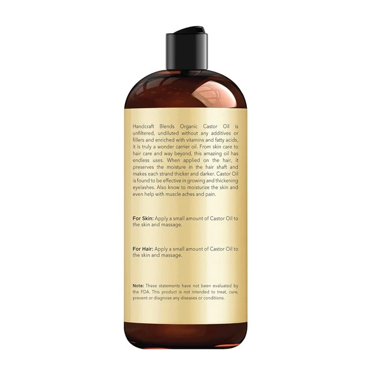 Organic Cold Pressed Castor Oil For Hair
