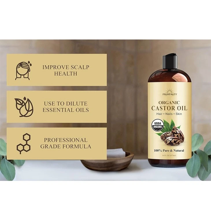 Organic Cold Pressed Castor Oil For Hair