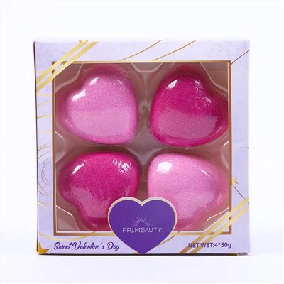 Valentines Heart Shaped Bath Bomb